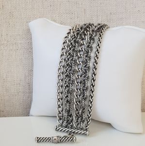 David Yurman Multi Strand Chain Bracelet